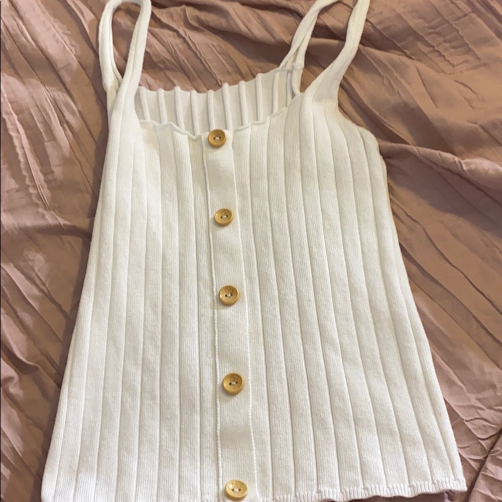 White tank top